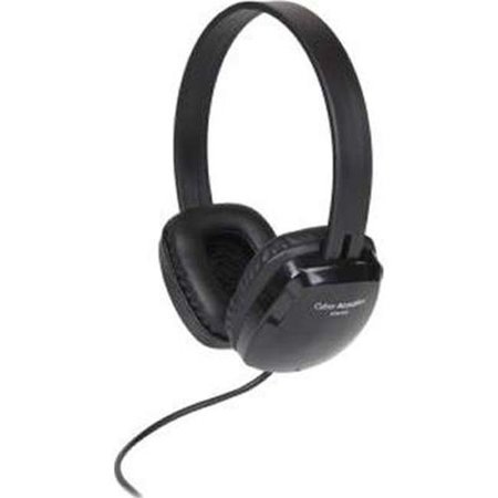 CYBER ACOUSTICS Cyber Acoustics ACM-6004 Stereo Headphone K-12 ADJ Durable Leatherette Ear Pads ACM-6004